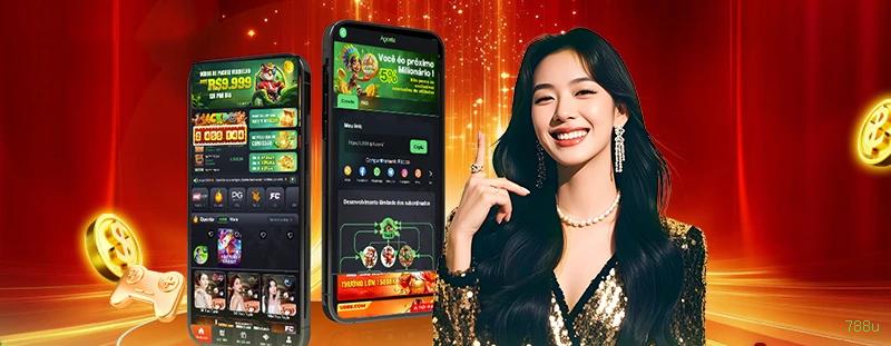 Aplicativo móvel 788u para iOS e Android